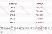 双鹭药业(002038.SZ)董事梁淑洁拟减持不超50.02万股