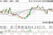 威胜控股：前三季度溢利4.23亿元，同比增长21.9%