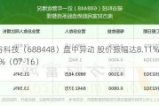 磁谷科技（688448）盘中异动 股价振幅达8.11%  上涨6.92%（07-16）