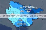 广西壮族自治区气象台发布暴雨黄色预警