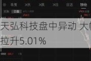 天弘科技盘中异动 大幅拉升5.01%