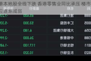 香港本地股全线下跌 香港零售业同比承压 楼市撤辣效应逐渐减弱