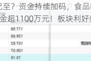 布局时机已至？资金持续加码，食品ETF（515710）近5日吸金超1100万元！板块利好频现