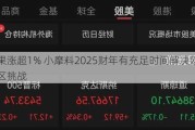 苹果涨超1% 小摩料2025财年有充足时间解决欧洲地区挑战