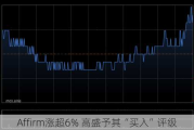 Affirm涨超6% 高盛予其“买入”评级