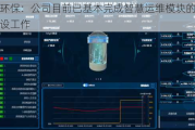 京源环保：公司目前已基本完成智慧运维模块的数字化建设工作