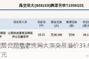 新三板创新层公司电老虎网大宗交易溢价31.9%，成交金额36.8万元