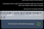 阿克迈跌1.56% 股价跌破100美元大关