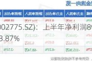 文科股份(002775.SZ)：上半年净利润896.16万元，同比增长43.87%