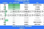 最受青睐ETF：上周招商A500指数ETF获资金净申购52.59亿元，中证A500ETF景顺获资金净申购42.51亿元（名单）