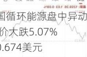 中国循环能源盘中异动 股价大跌5.07%报0.674美元