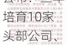 上海并购重组行动方案公布！三年培育10家头部公司、形成3000亿并购规模