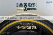 轮胎概念盘中跳水，赛轮轮胎跌1.11%