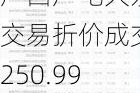 广西广电大宗交易折价成交250.99万股