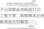 子公司牵头中标近11亿工程大单，利柏特大比例解禁压力仍悬顶