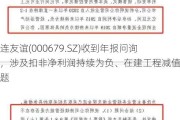 大连友谊(000679.SZ)收到年报问询函，涉及扣非净利润持续为负、在建工程减值等问题