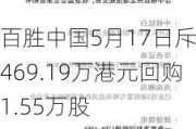 百胜中国5月17日斥资469.19万港元回购1.55万股