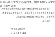 上海国际能源交易中心发布关于实施套期保值交易手续费优惠的通知