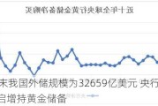 11月末我国外储规模为32659亿美元 央行时隔6个月重启增持黄金储备