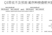 Q3营收不及预期 戴尔科技盘前大跌逾11%