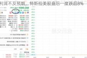 Q2利润不及预期，特斯拉美股盘后一度跌超8%