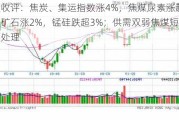 期货收评：焦炭、集运指数涨4%，焦煤尿素涨超2%，铁矿石涨2%，锰硅跌超3%；供需双弱焦煤短期或震荡处理