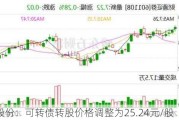 科思股份：可转债转股价格调整为25.24元/股