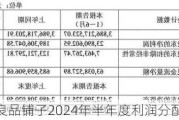 良品铺子:良品铺子2024年半年度利润分配预案公告