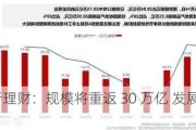 银行理财：规模将重返 30 万亿 发展新考验