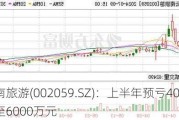 云南旅游(002059.SZ)：上半年预亏4000万元至6000万元