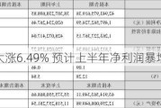 河化股份大涨6.49% 预计上半年净利润暴增