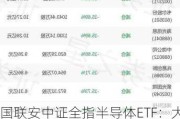 国联安中证全指半导体ETF：大宗交易成交量2200万股，溢价率0.54%