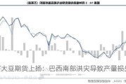 CBOT大豆期货上扬：巴西南部洪灾导致产量损失担忧