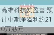 高维科技发盈喜 预计中期净溢利约210万港元