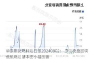 华泰期货燃料油日报20240802： 原油夜盘回调 低硫燃油基本面小幅改善