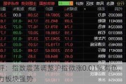 午评：指数震荡调整沪指微涨0.01% 有色、电力板块强势