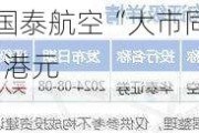 大摩：予国泰航空“大市同步”评级 目标价8.1港元