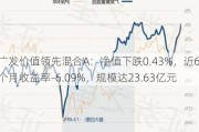 广发价值领先混合A：净值下跌0.43%，近6个月收益率-6.09%，规模达23.63亿元