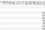 华新环保：约1698.05万股限售股6月17日解禁