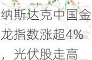 纳斯达克中国金龙指数涨超4%，光伏股走高