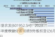 苏垦农发(601952.SH)：2023年年度权益分派10派3元 股权登记6月26日