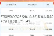 ST曙光(600303.SH)：1-5月整车销量1070辆 同比增长28.14%