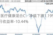 华夏医疗健康混合C：净值下跌1.19%，近6个月收益率-10.44%