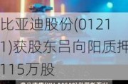 比亚迪股份(01211)获股东吕向阳质押115万股