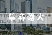 前4个月保费增速仅4.63%，但赔付支出大增43.55%，缘何出现“剪刀差”