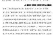 新研股份收深交所年报问询函 被要求说明公司是否存在流动性风险