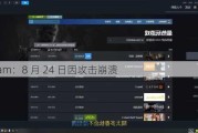 Steam：8 月 24 日因攻击崩溃