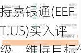 Monness维持嘉银通(EEFT.US)买入评级，维持目标价140美元