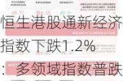 恒生港股通新经济指数下跌1.2%：多领域指数普跌