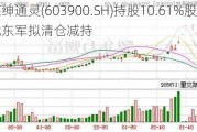 莱绅通灵(603900.SH)持股10.61%股东沈东军拟清仓减持